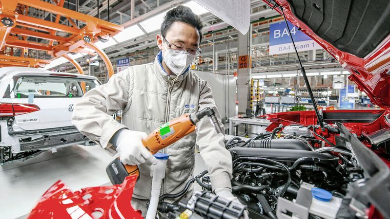 Volkswagen-Fertigung in Foshan.