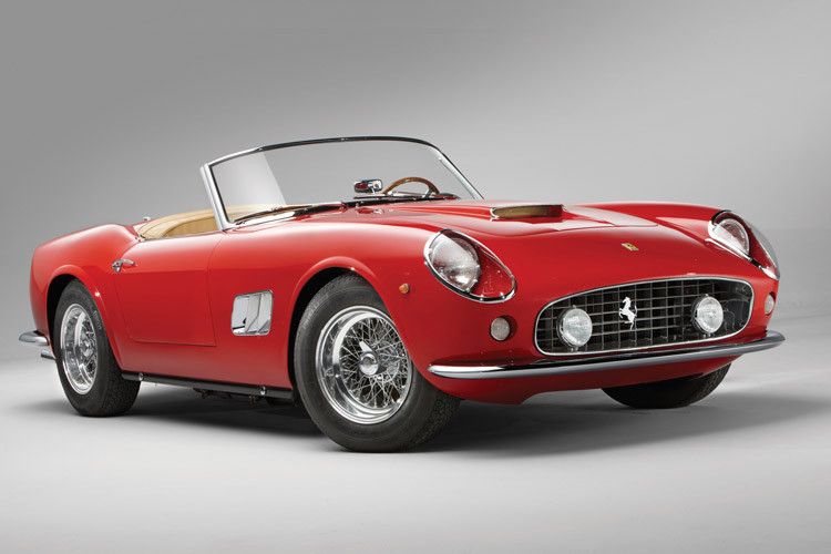 Platz 4: Ferrari 250 GT California Spyder SWB von 1962 (8,58 Millionen US-Dollar). (Foto: Classic Car Tax)