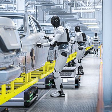 Die Neura-Roboter basieren auf einem gemeinsamen KI-Stack, der allen Robotertypen zugute kommt. (Bild: Neura Robotics)