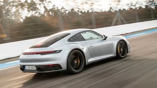 Porsche hat auf dem Hockenheimring den neuen 911 Carrera S und Carrera 4S der Baureihe 992 vorgestellt. (Porsche)