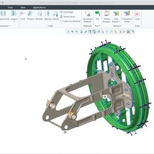Creo Simulation Live basiert auf Ansys-Technologien und berechnet während des Konstruierens quasi in Echtzeit die Festigkeit und andere Eigenschaften eines Bauteils. Mit Creo 11 kommt nun die konjugierte Wärmeübertragung als Simulation hinzu. (Bild:  PTC)