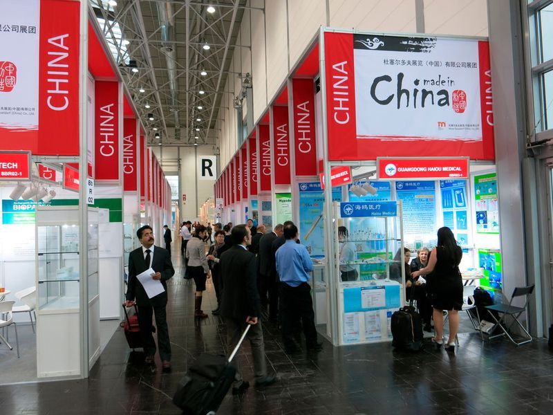 Starke Präsenz chinesischer Aussteller. (Reinhardt)