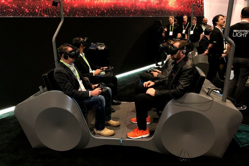 Natürlich ist das Thema „Virtual Reality“ in Las Vegas stark vertreten. (Gundhoff/Pressinform)
