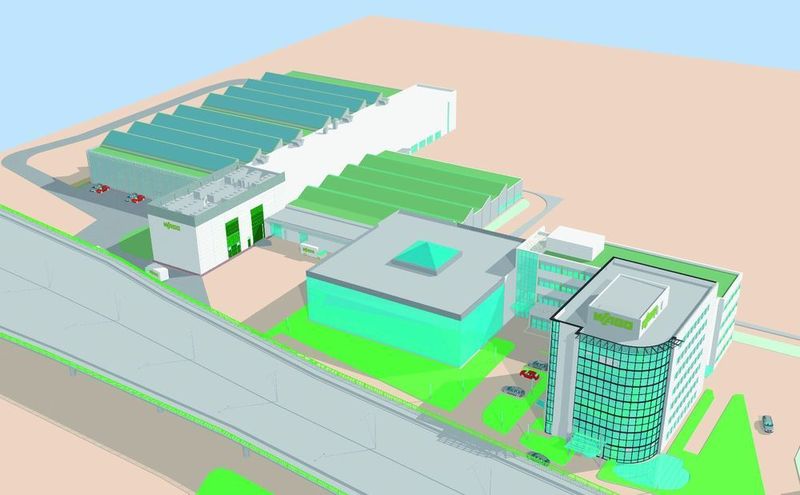 Mit dem Neubau der Spritzerei (links im Bild) kann Wago die Produktionskapazität verdreifachen. (Archiv: Vogel Business Media)