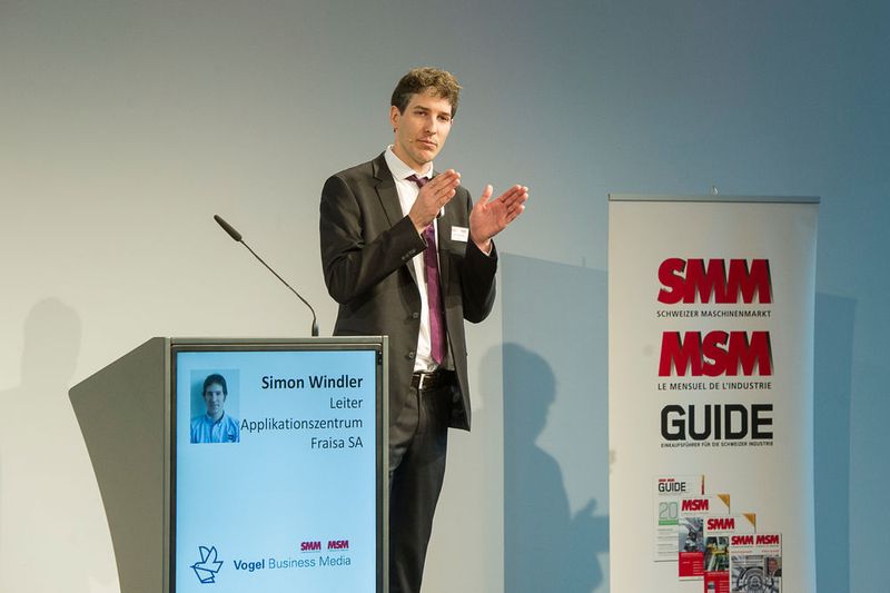 Simon Windler, Leiter Applikationszentrum, Fraisa SA. (Bild: Thomas Entzeroth)