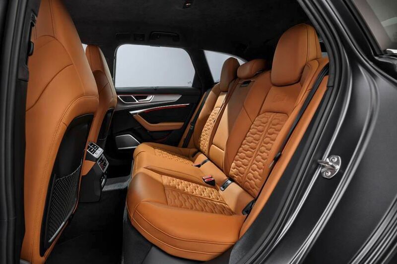 Hinten bietet der RS6 wie gewohnt reichlich Platz. (Audi)