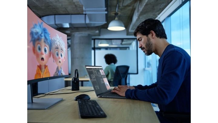 HP und AMD haben das HP ZBook Ultra G3a 16“ gemeinsam entwickelt, um große lokale KI-Modelle, KI-Agenten und professionelle Anwendungen in einem schlanken und leichten mobilen Formfaktor zu unterstützen. (Bild:  HP)