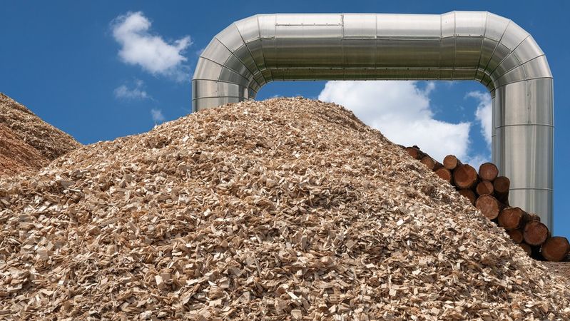 Nach Inbetriebnahme wird die Anlage mit naturbelassener Holzbiomasse betrieben, die nach deutschem Recht als erneuerbar gilt.(Bild:  stock.adobe.com - Gerd)