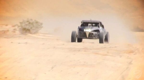 Das EV 1 ist der erste elektrisch angetriebene Rennwagen für Baja-Rennen (Bildquelle: SRI, SRD, EV West)