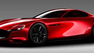 Die Sportwagen-Studie RX-Vision könnte bei Mazda den Kreiskolbenmotor - in Europa auch unter Wankelmotor bekannt - wieder aufbringen. (Foto: Mazda)