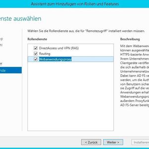 DirectAccess wird auf einem Server mit Windows Server 2012 R2 über den Server-Manager installiert. Die Einrichtung erfolgt danach in der grafischen Oberfläche.