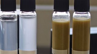 Ergebnisse der Wave 205: Getrenntes, destilliertes Wasser und Restöl. (Strub)