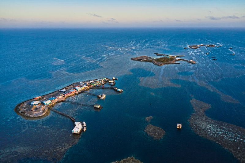 Seit 2021 züchtet Foster auf einer Korallenfarm nahe der Abrolhos-Inseln in Westaustralien eine erste Gruppe von Korallen in vorgefertigten Skeletten. (Bild: Tim Campbell Photo 2022)