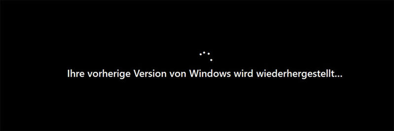 Wer nach einem Upgrade von Windows 10 auf Windows 11 zur alten Version zurück will, kann dies bis zu 10 Tage nach dem Upgrade problemlos machen.