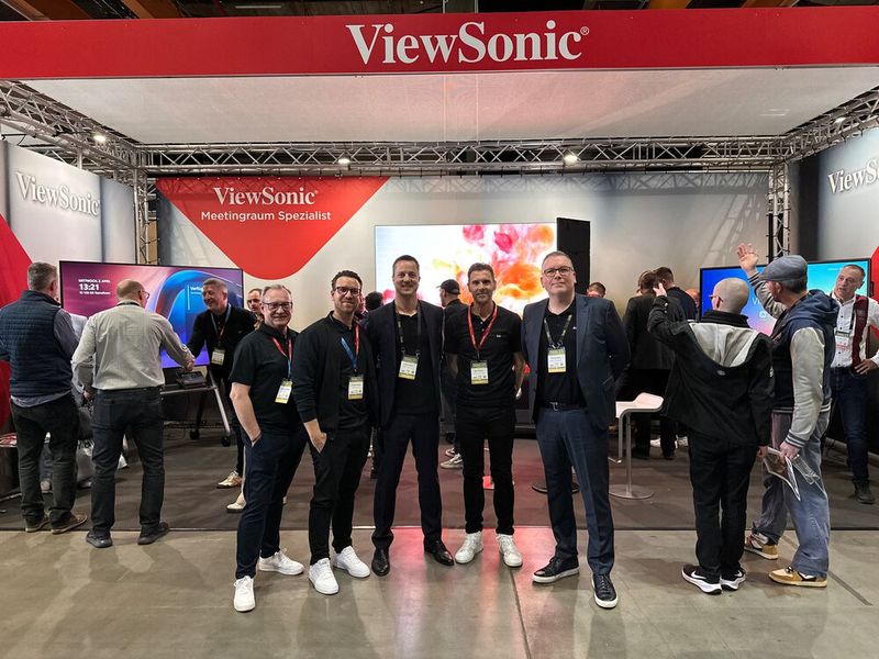 Full-House beim ViewSonic-Team (Bild: Vogel IT-Medien GmbH)