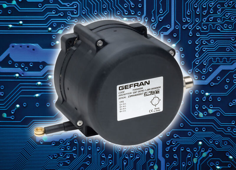 Der für die Mobilhydraulik konzipierte Sensor Gefran GSF zeichnet sich durch eine hohe Leistung, die hohe IP-Schutzart 67, Schock- und Vibrationsfestigkeit sowie eine hohe elektromagnetische Verträglichkeit aus. (Gefran)
