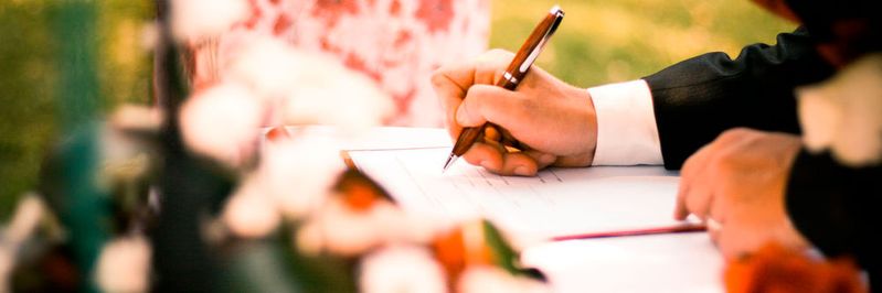 Smart Contracts sind vielseitig, selbst Ehen werden mit ihrer Hilfe bereits über größere Distanzen geschlossen.(Bild:   / CC0)