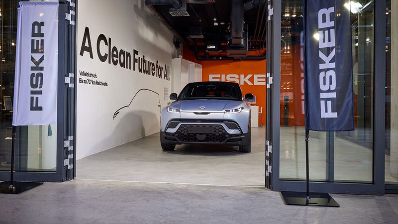 Auch in der Motorworld in München gibt es einen Schauraum. (Bild: Fisker Inc.)