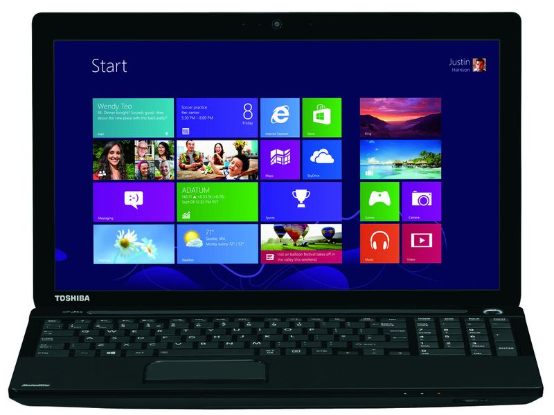 Die Ausführung C55 in schwarz. (Bild: Toshiba)