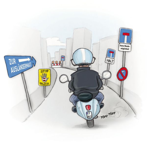 „In die Sackgasse geraten“: Nicht jede Straße führt ans gedachte Ziel und wer in eine Sackgasse gerät, der muss da erst einmal wieder herauskommen. Sackgassen gab es schon immer, doch erst mit der vermehrten Beschilderung von den 30er-Jahren an wurden diese Gassen auch als solche gekennzeichnet. Die Gefahr, hierzulande in diese Klemme zu geraten, dürfte also eher geringer sein. (Bild: ACE/Bartmus)