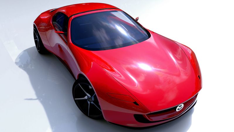 Der Iconic SP hat einen Wankelmotor unter der Haube.(Bild:  Mazda)