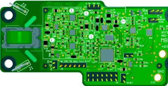 Referenzdesign AN-2154 RD-195: Erkennt Lichtbögen zuverlässig, was die Wahrscheinlichkeit von Bränden reduziert, die von Lichtbögen ausgelöst werden können. (Bild: Texas Instruments)