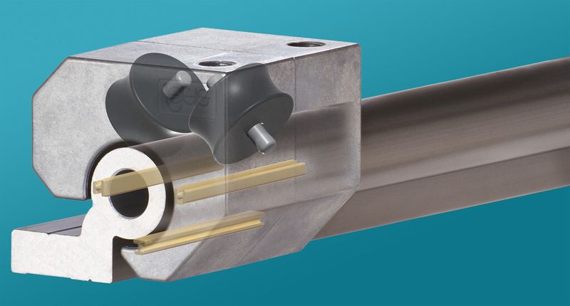 Die Hybridlager vereinen die Vorteile von Gleit- und Wälzlagern und verzichten dabei auf externe Schmierung. (Bild: igus/Klaus Fritsche)