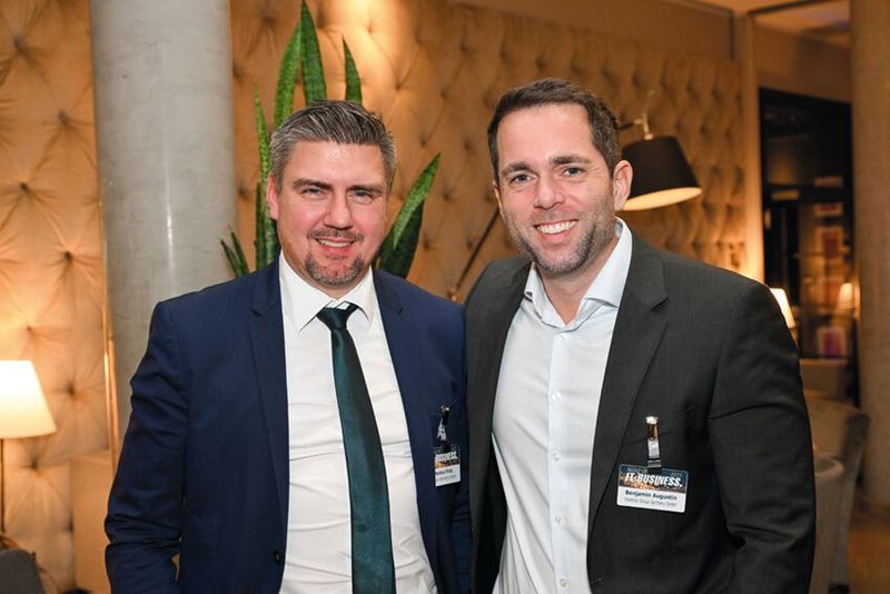 (l.) Markus Fritz (Acronis) mit Benjamin Augustin (Westcon) (Bild: Hannes Magerstädt)