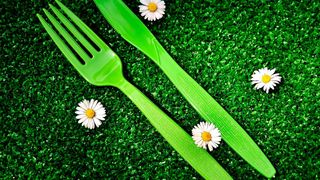 Im EU-Projekt Bio-Plastics Europe wurde biologisch abbaubares Plastik entwickelt. Daraus können unter anderem Besteck, Becher und Teller hergestellt werden. (Bild: frei lizenziert)