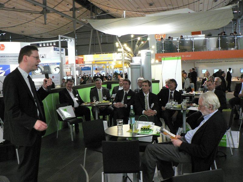 Gut besucht: Clustertreff auf der Hannover Messe 2011. (Archiv: Vogel Business Media)