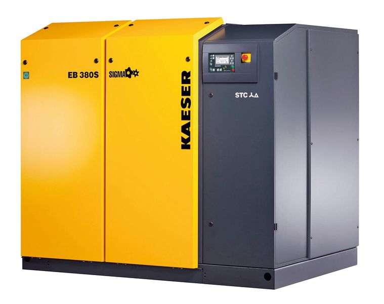 Bild 1: Das neue Schraubengebläse EBS spart im Vergleich zu Drehkolbengebläsen bis zu 25 % Energie. (Bild: Kaeser Kompressoren)