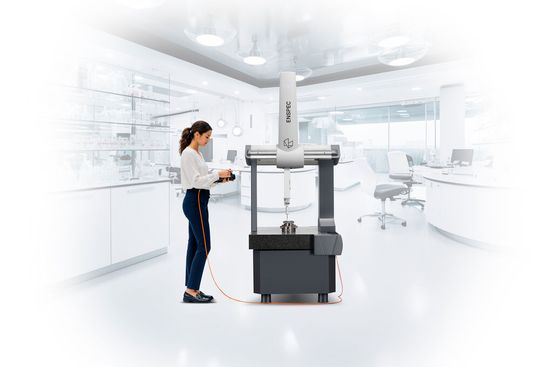 Enspec is a new professional-grade bridge coordinate measuring machine (CMM) designed to make high-precision inspection more accessible for manufacturers and subcontractors.(Source:  Hexagon)