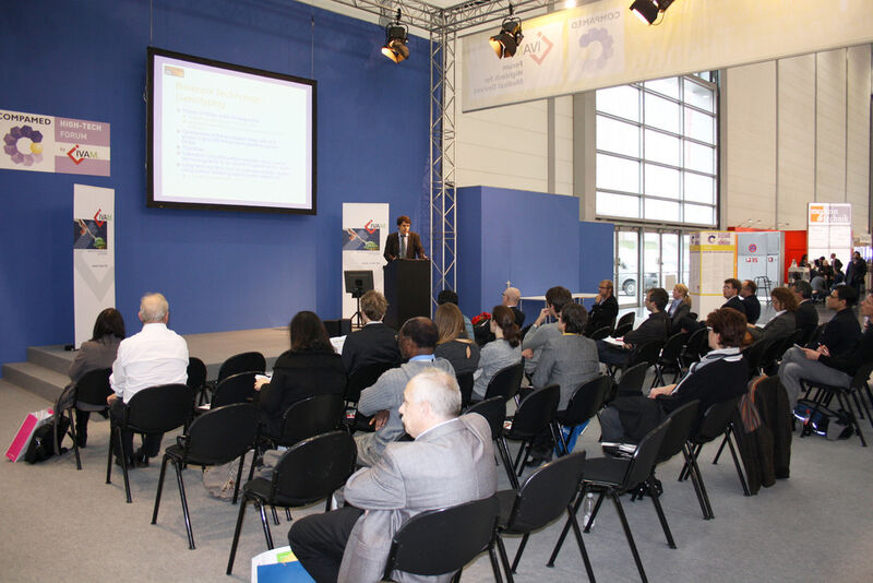 Der IVAM Fachverband hat zum Thema Mikrotechnik wieder das gut besuchte „Compamed High-Tech Forum“ organisiert (Bild: Ivam)
