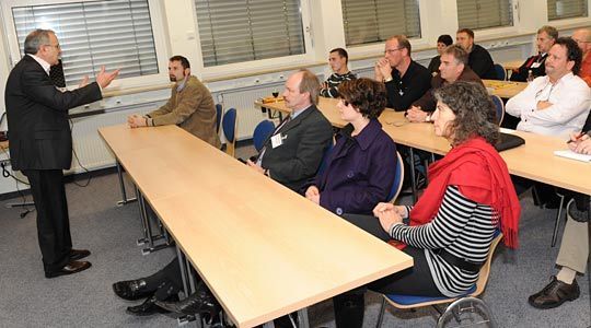 Der Workshop „Personalführung“ von Hans Jörg Stritt lockte viele Interessenten an. (Archiv: Vogel Business Media)