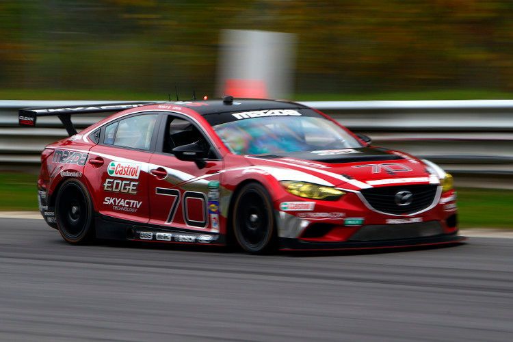 Mit dem Mazda 6 in der Rennversion startete der Hersteller ebenfalls in den USA: einem der wichtigsten Märkte von Mazda. (Foto: Mazda)
