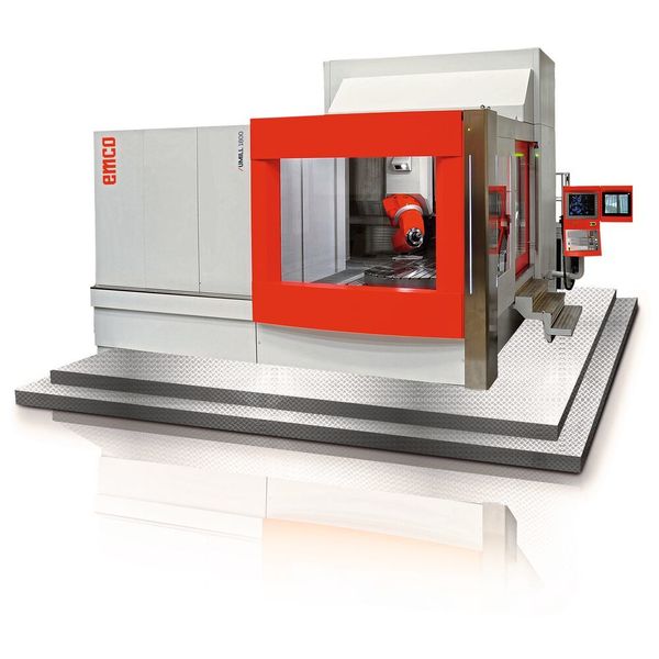 Umill 1800 mit einem Achsenverfahrweg von 1800 x 2150 x 1250 mm. (Emco)