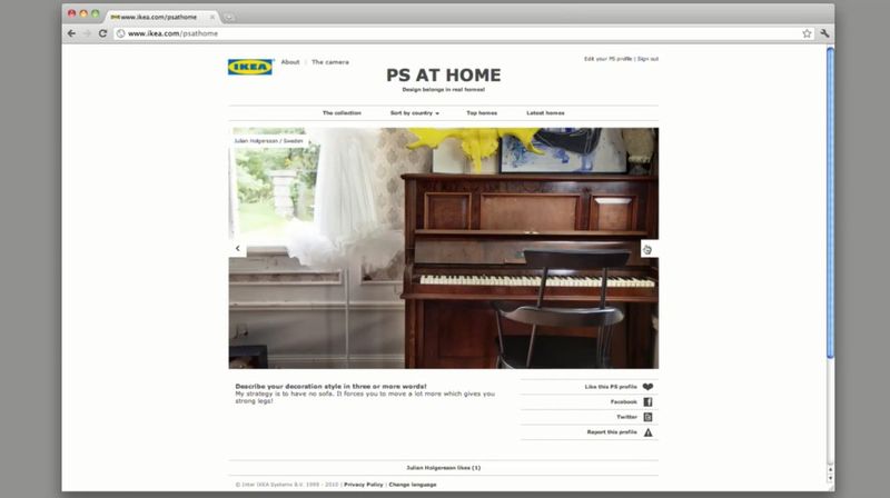 ... sich in den Wohnungen von anderen Menschen auf der ganzen Welt umsehen – in ihrem großen ... (Bild: Bild: IKEA)