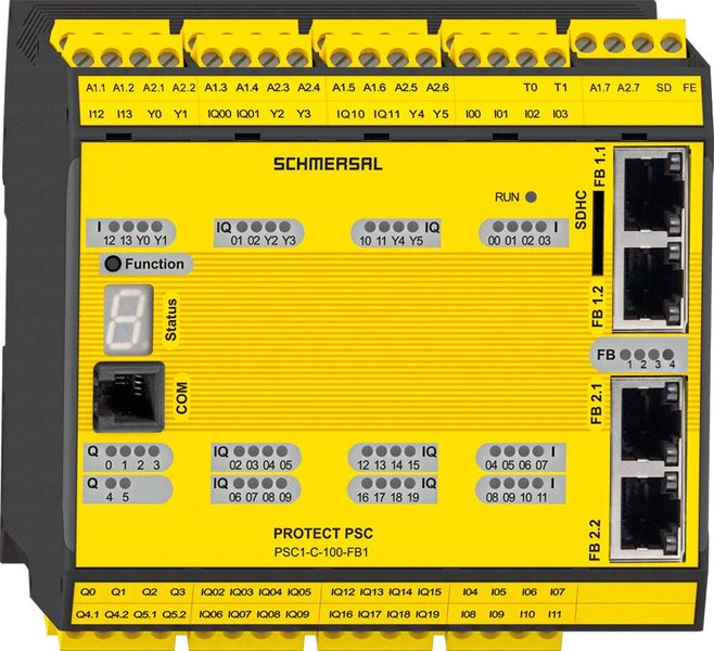Schmersal bietet die Sicherheitssteuerung Protect PSC 1 nun auch mit integrierter OPC-UA-Schnittstelle an. (Bild: Schmersal)