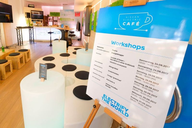 Wer will, kann sich im Rahmen von Workshops über Nissans Initiative informieren. (Nissan)