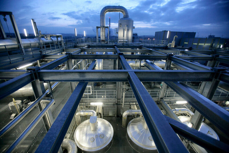 Bioethanolwerk von Crop Energies, Zeitz, mit einer Produktionskapazität von 285.000 Tonnen/Jahr. (Crop Energies)