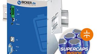 DC-USV mit Supercaps schützt 24V-Applikationen  (Bild: Bicker Elektronik GmbH)