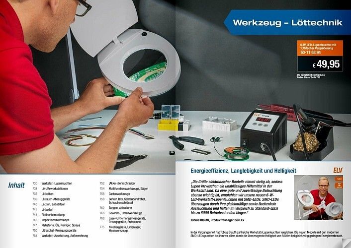 ELV-Katalog 2015: Neuigkeiten, Projekte, Produkte - eine kleine Katalogauswahl (Bild: ELV)