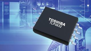 Der Gate-Treiber-Optokopplers im SO8L-Gehäuse mit der Bezeichnung TLP5832 von Toshiba liefert am Ausgang einen Spitzenstrom von 2,5 A . (Toshiba)
