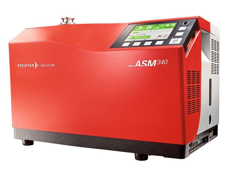 2013: Leak detection couldn’t be easier with the ASM 340.  (Pfeiffer Vacuum)