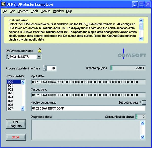 Einfacher Zugriff auf die I/O-Daten der DP-Slaves (Archiv: Vogel Business Media)