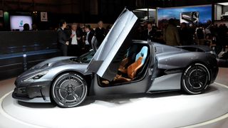 Eine der nur Insidern bekannten Modelle ist der Rimac C-Two. Rimac plant angeblich eine Kleinserie von 150 Fahrzeugen. (Bild: Wehner/»kfz-betrieb«)