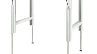 Mit der elektrischen Höhenverstellung Movotec SpindelMotorSystem (SMS) können auch große Lasten einfach und umweltfreundlich ohne Hydraulik auf und ab bewegt werden (Bild: Suspa)