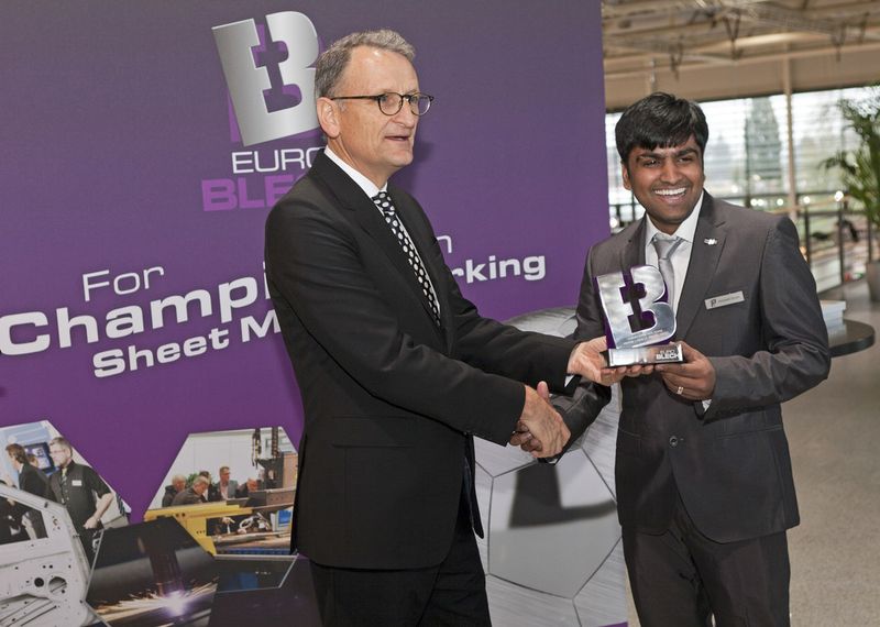 Die Gewinner des Wettbewerbs „Champions in der Blechbearbeitung“, dem Online-Wettbewerb der Euroblech, um herausragende Leistungen in der Blechbearbeitung zu würdigen, die für hohe Qualität, Best Practice, Innovation und Exzellenz stehen. (Bild: Mack Brooks Exhibition)