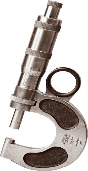 1919 wurde bei Zeiss die „Abteilung für Feinmessung“ gegründet. Auf der Leipziger Frühjahrsmesse 1919 wurden erstmals Messinstrumente gezeigt, so wie diese Schraublehre. (Zeiss IMT)
