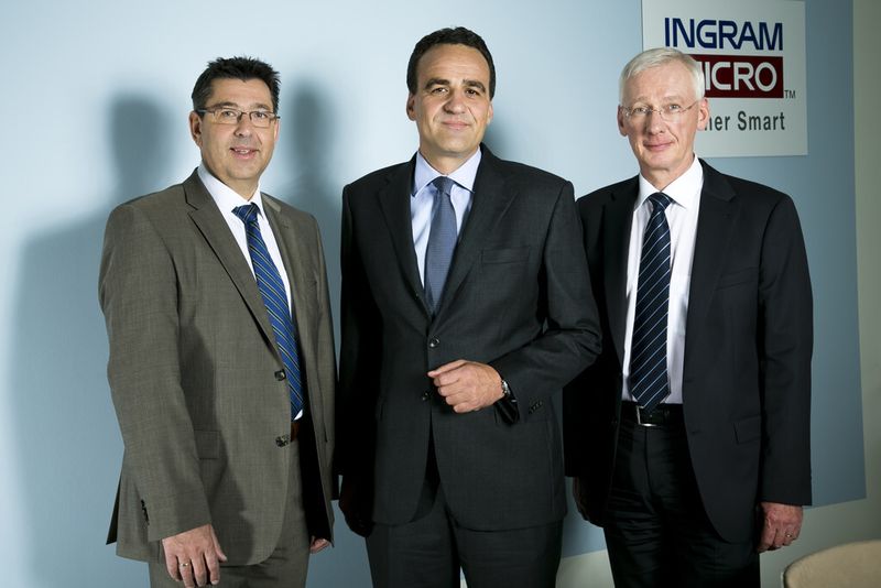 Die neue Spitze bei Ingram Micro: Robert Beck, Marcus Adä und Klaus Donath. (Bild: Ingram Micro)